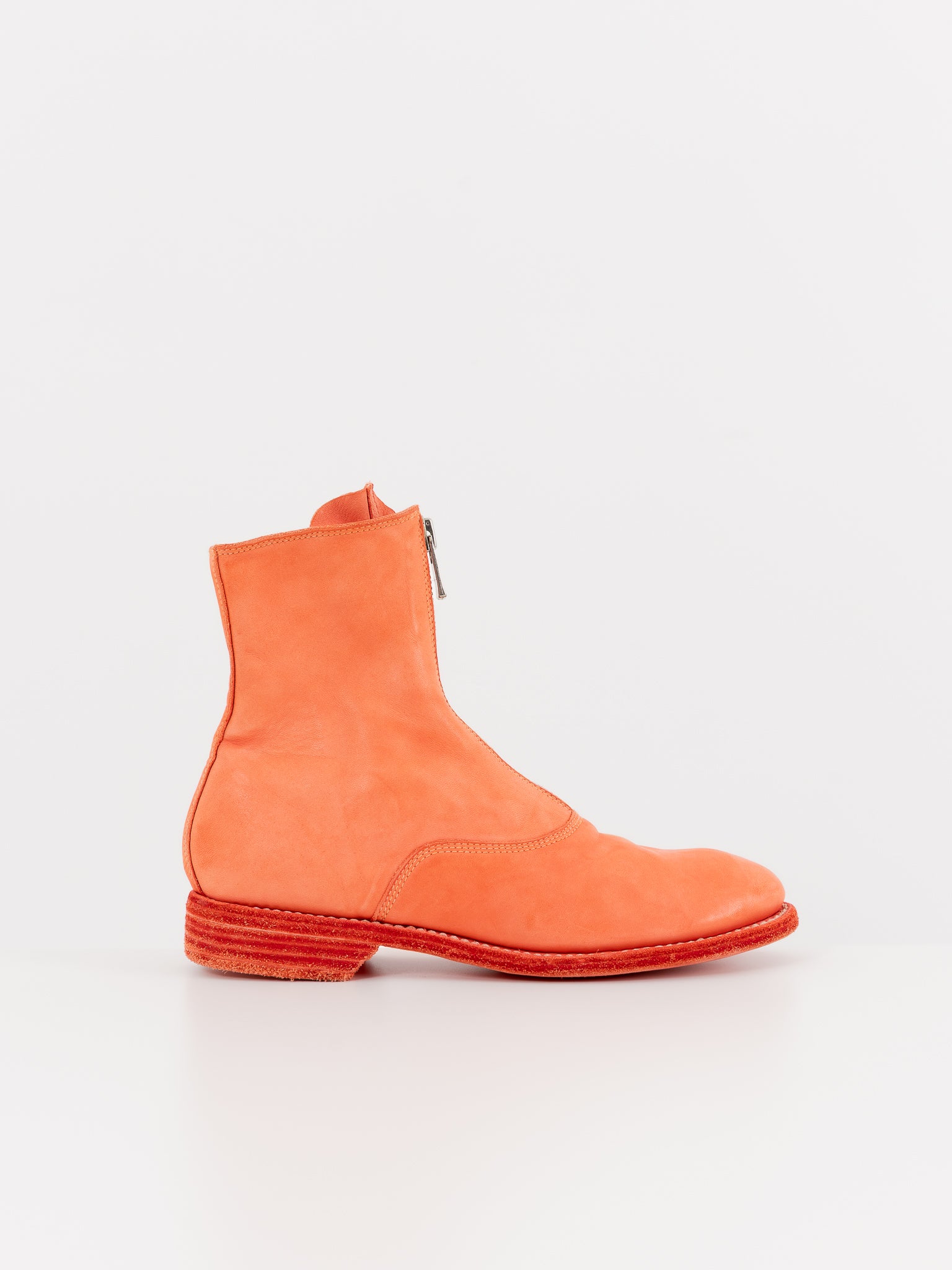 Guidi Front Zip Boot 210 in Coral - GUIDI at Worthwhile - shop BOOT