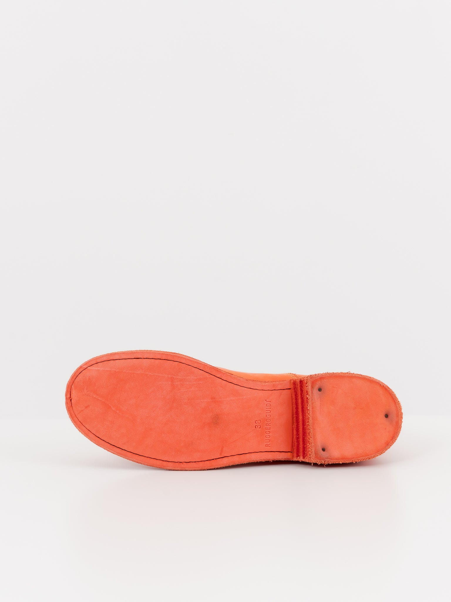 Guidi Front Zip Boot 210 in Coral - GUIDI at Worthwhile - shop BOOT