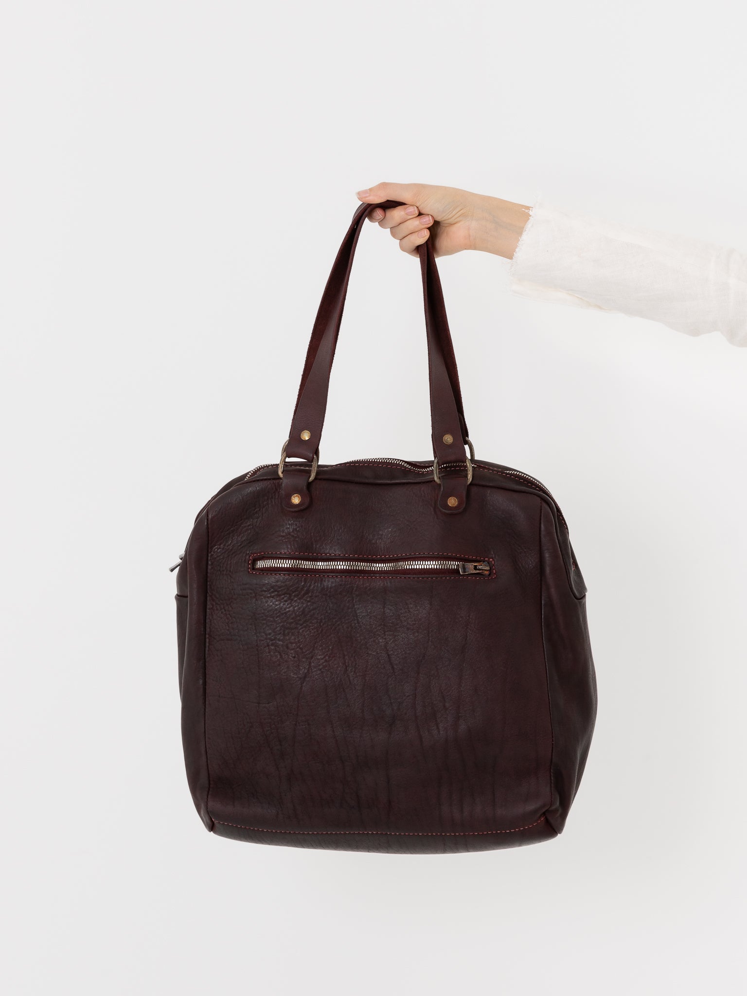 Guidi Doctor Bag DR01 in Burgundy - GUIDI at Worthwhile - shop BAG