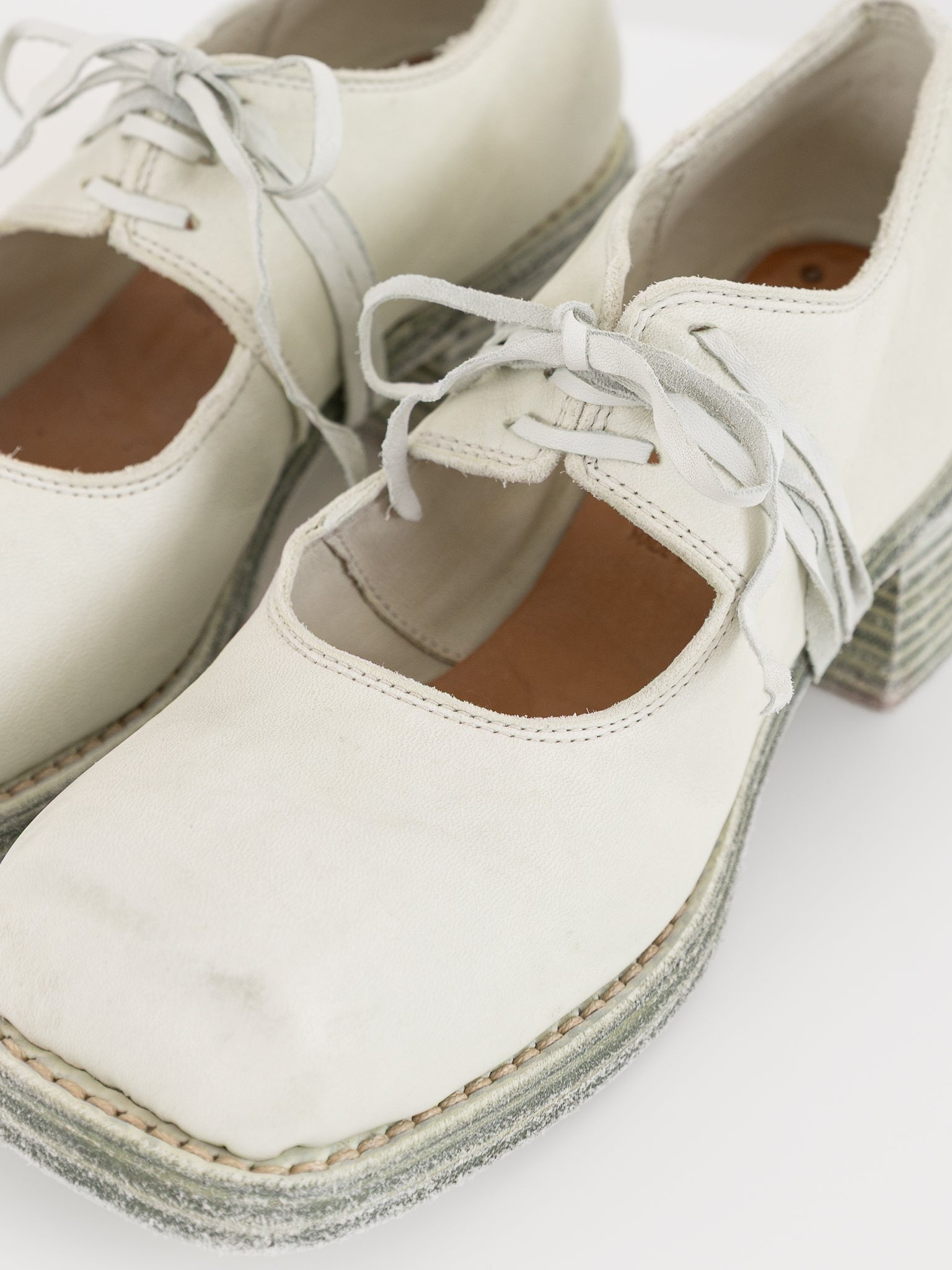 Guidi Mary Jane Heel 9080 in Celadon at Worthwhile