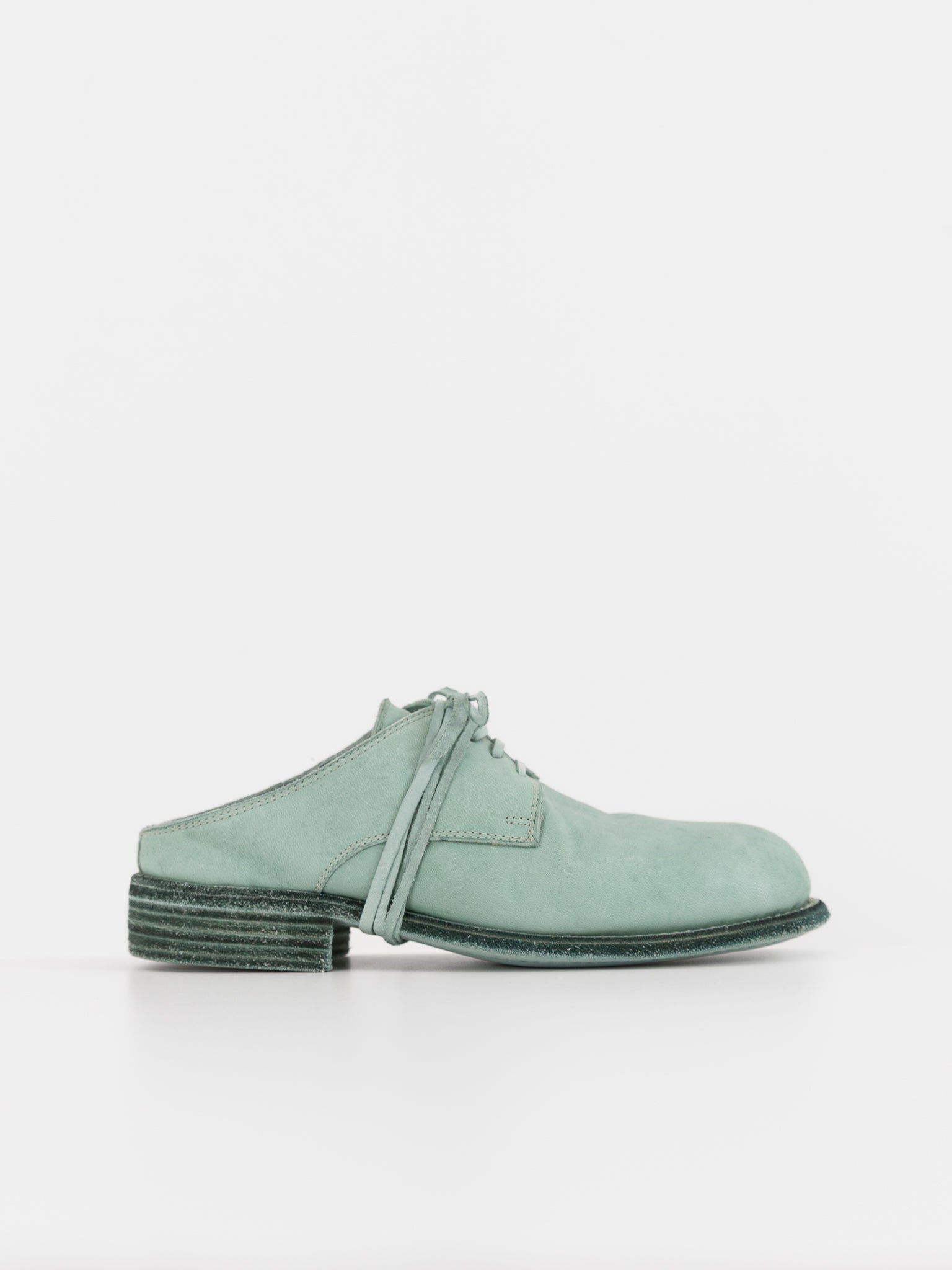 Guidi Open Back Oxford 992SB in Aqua - GUIDI at Worthwhile - shop SHOES
