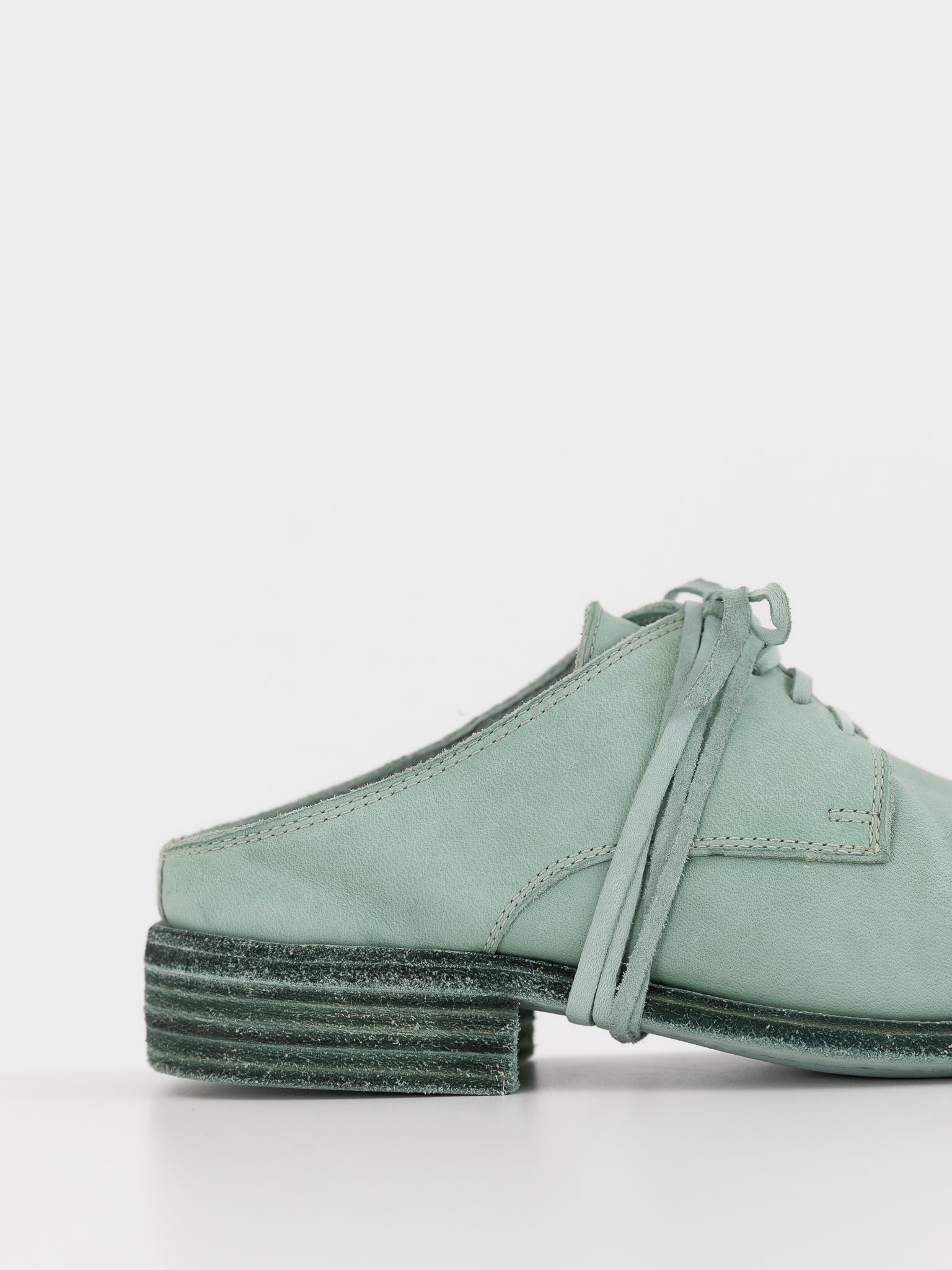 Guidi Open Back Oxford 992SB in Aqua - GUIDI at Worthwhile - shop SHOES