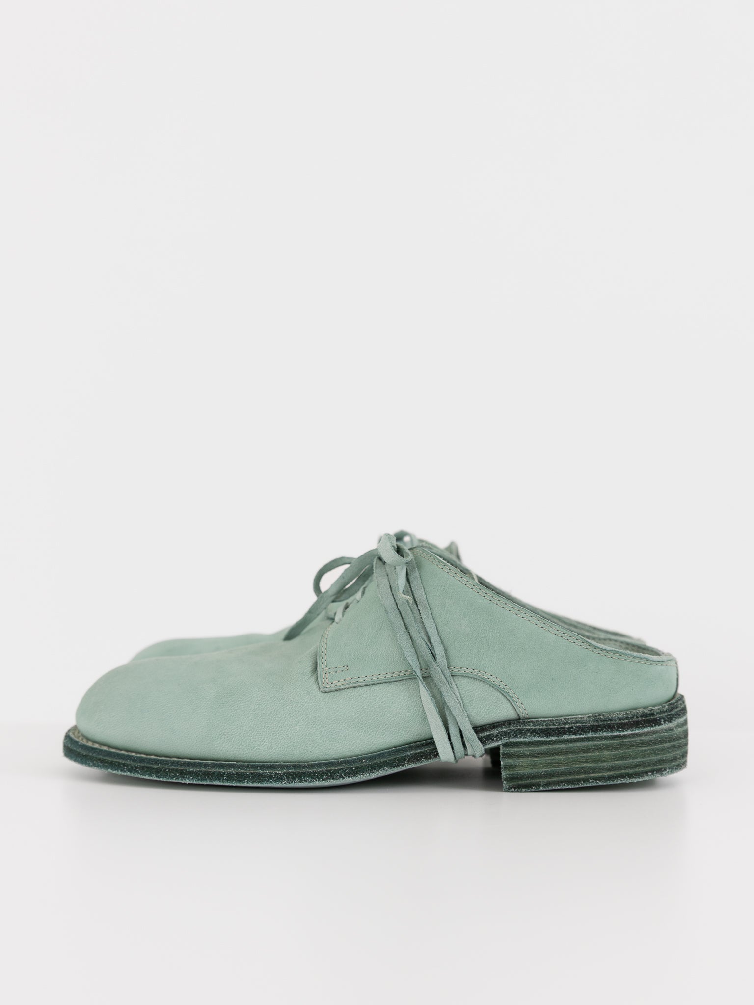Guidi Open Back Oxford 992SB in Aqua - GUIDI at Worthwhile - shop SHOES