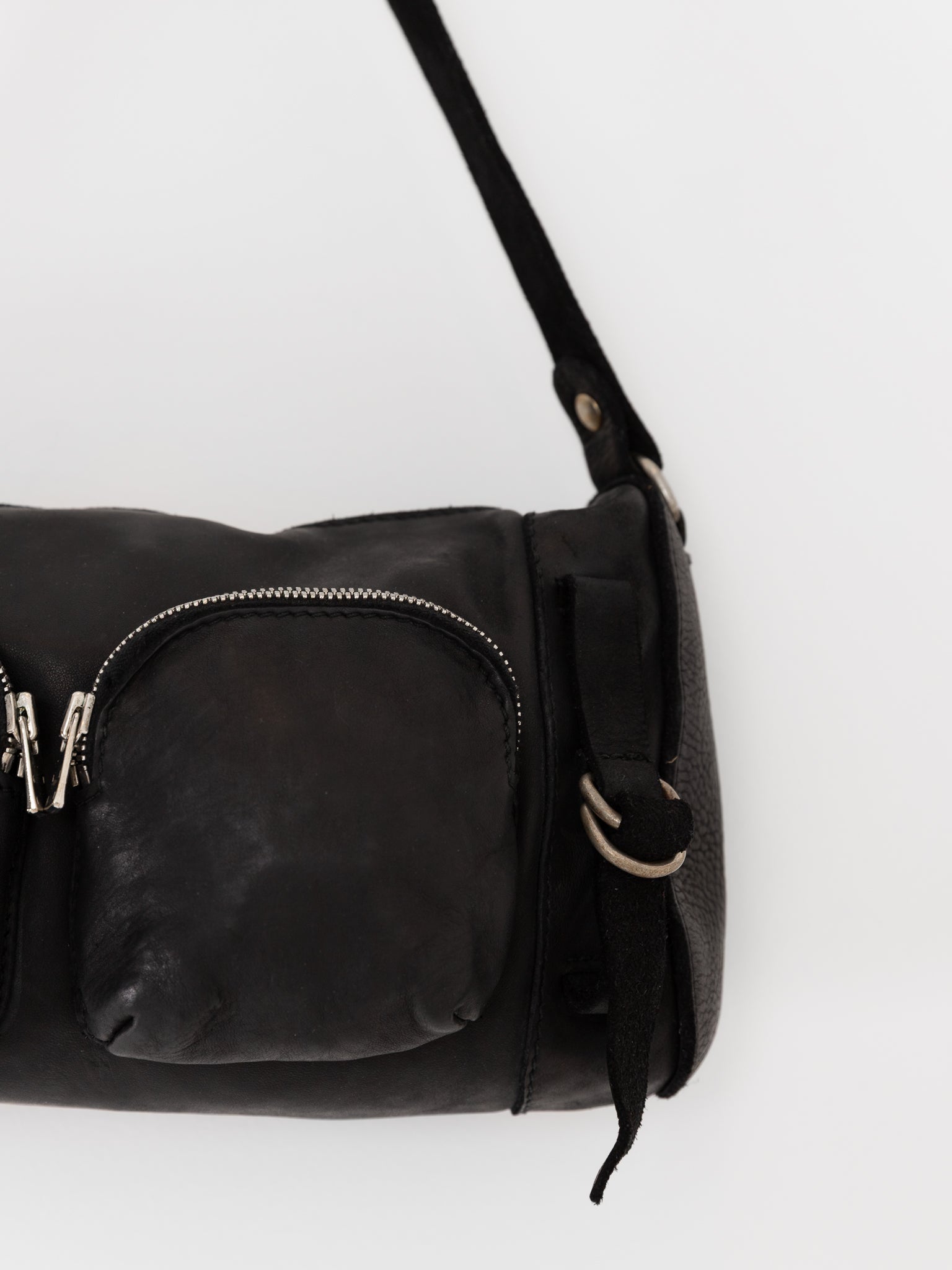 Guidi Golf Shoulder Bag Medium GO01 in Black - GUIDI at Worthwhile - shop BAG