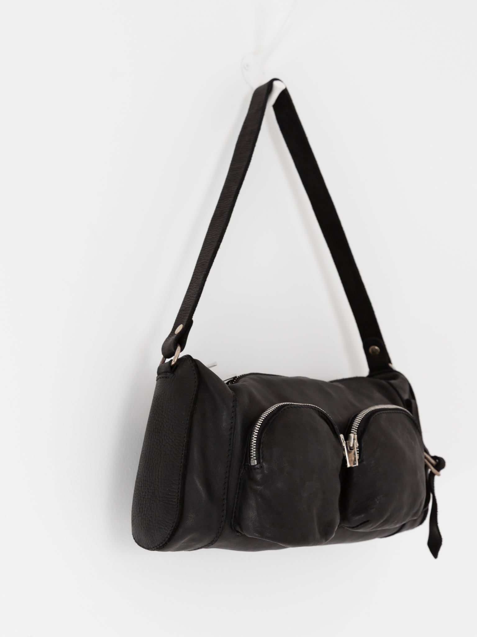 Guidi Golf Shoulder Bag Medium GO01 in Black - GUIDI at Worthwhile - shop BAG