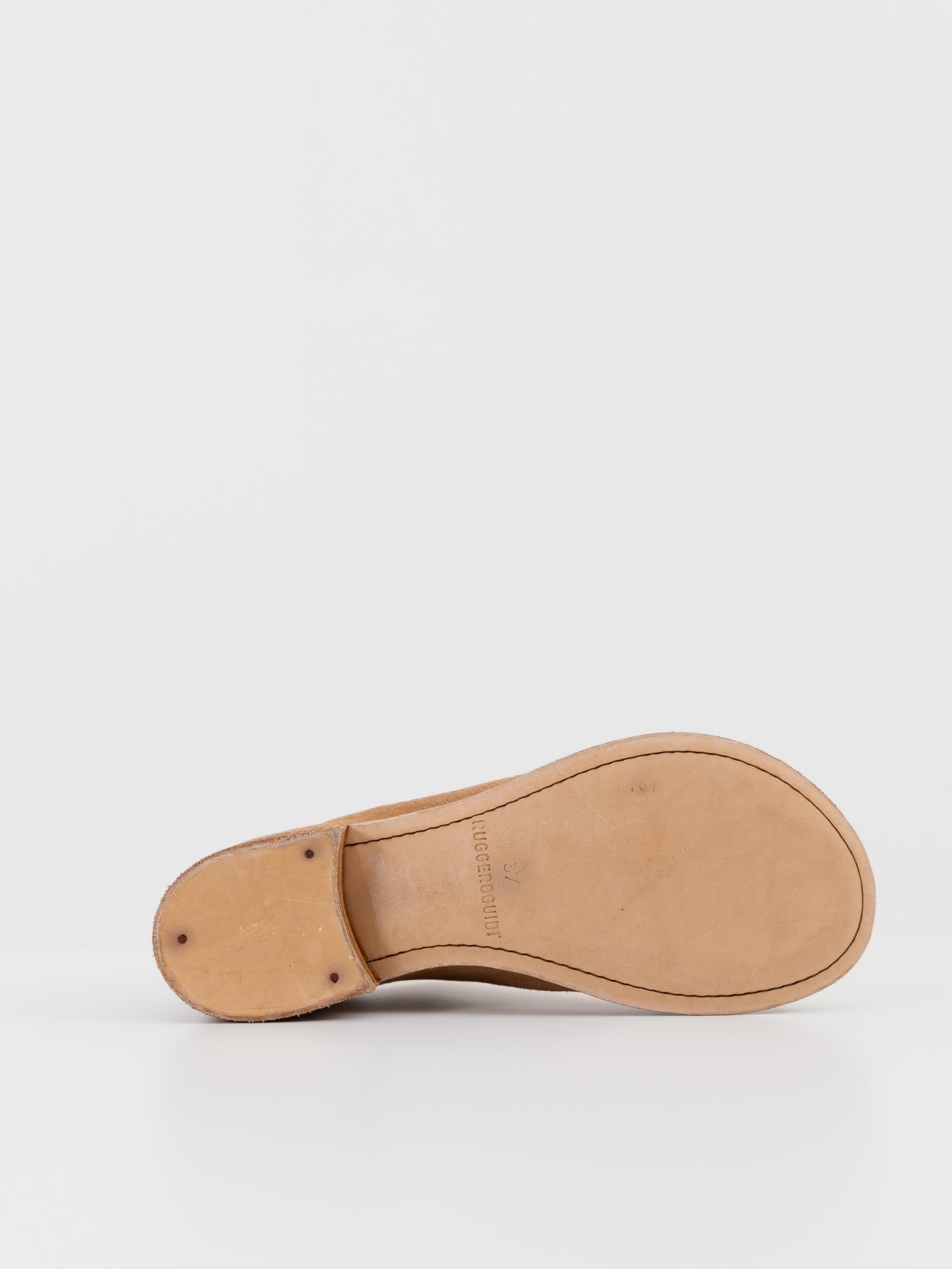 Guidi Zoomorphic Shoe ZO01 in Sand at Worthwhile