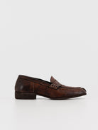 Guidi Classic Loafer 591_U in Dark Brown - GUIDI at Worthwhile - shop SHOES