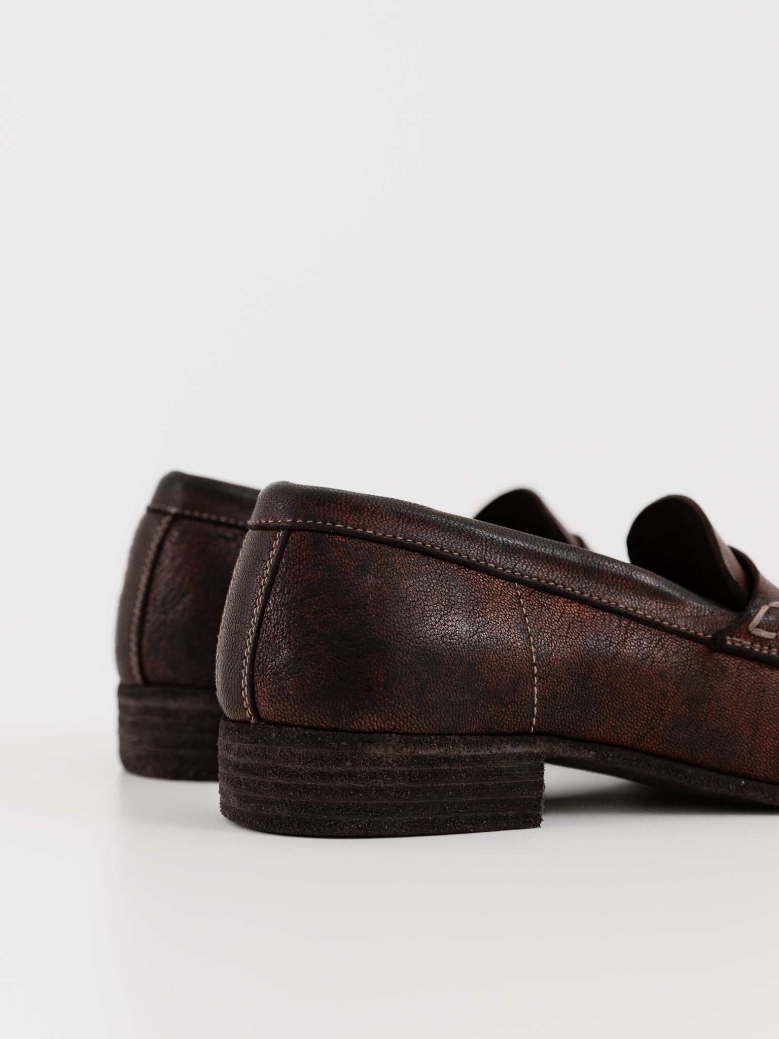Guidi Classic Loafer 591_U in Dark Brown - GUIDI at Worthwhile - shop SHOES