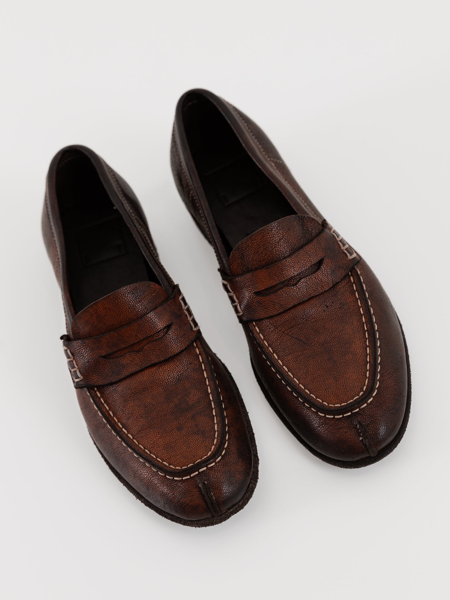 Guidi Classic Loafer 591_U in Dark Brown - GUIDI at Worthwhile - shop SHOES
