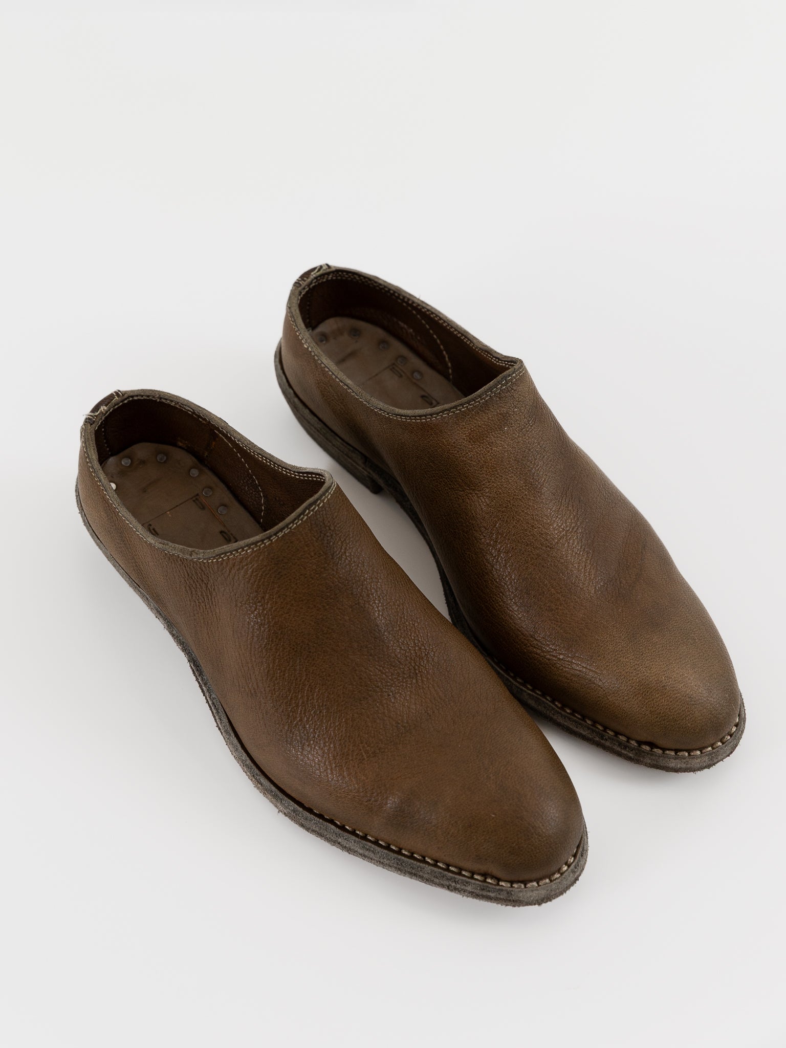 Guidi Texan Sabot VG01 in Ginger Root - GUIDI at Worthwhile - shop SHOES