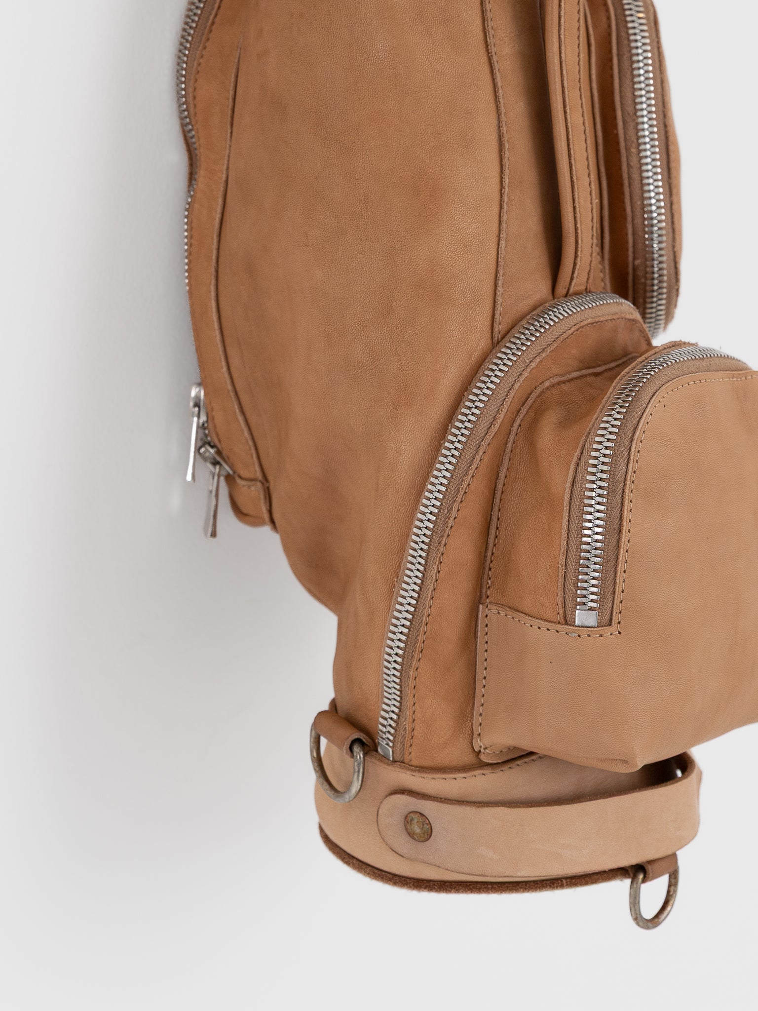 Guidi Large Golf Shoulder Bag GO03 in Sand - GUIDI at Worthwhile - shop BAG