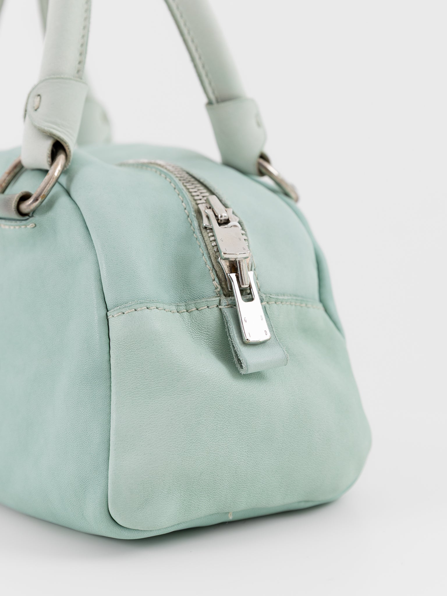Guidi Small Golf Handle Bag GO02 in Aqua - GUIDI at Worthwhile - shop BAG