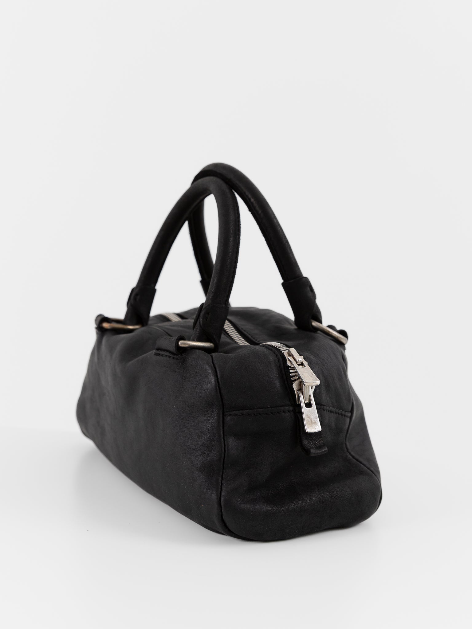 Guidi Small Golf Handle Bag GO02 in Black - GUIDI at Worthwhile - shop BAG