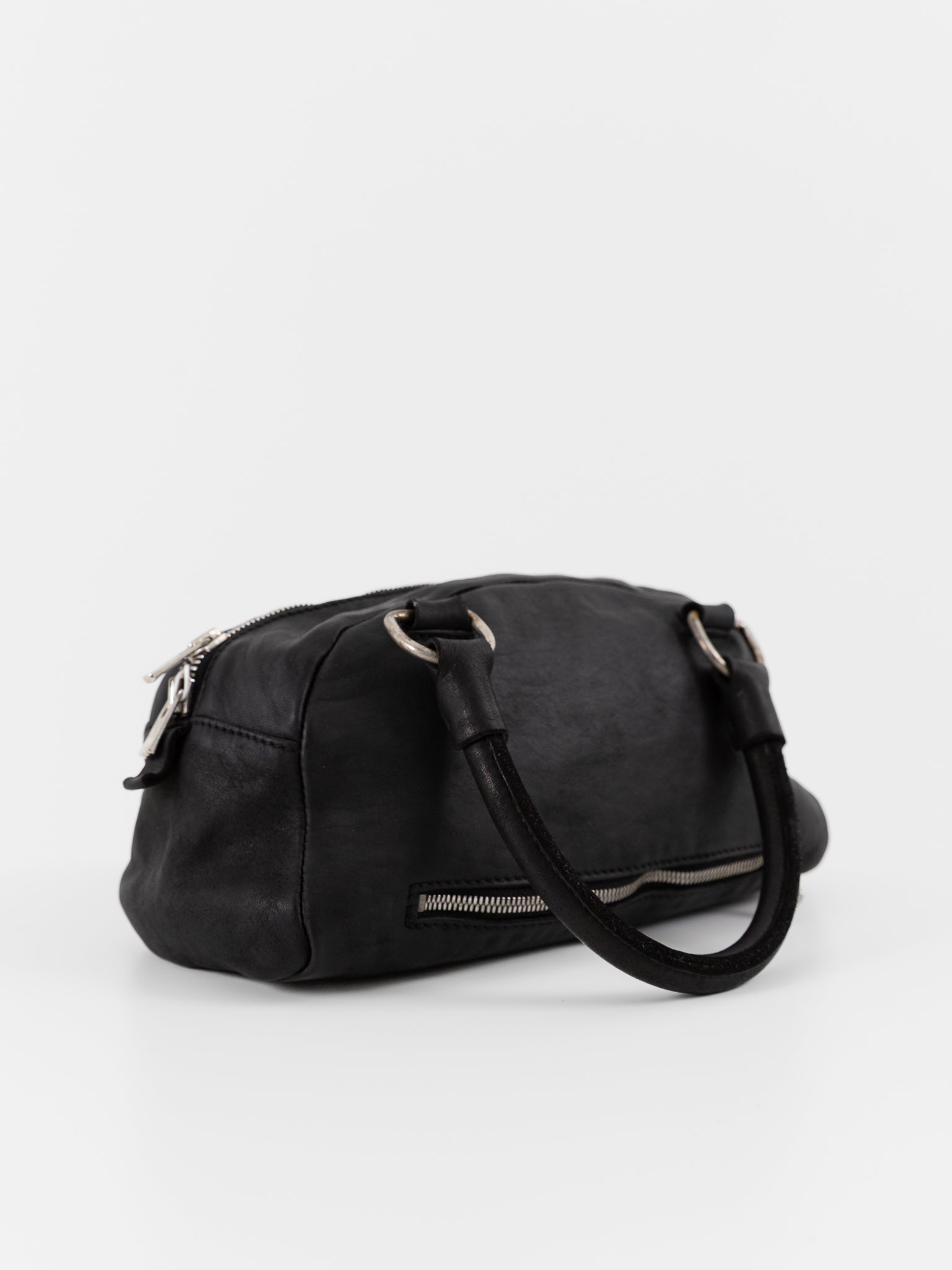Guidi Small Golf Handle Bag GO02 in Black - GUIDI at Worthwhile - shop BAG
