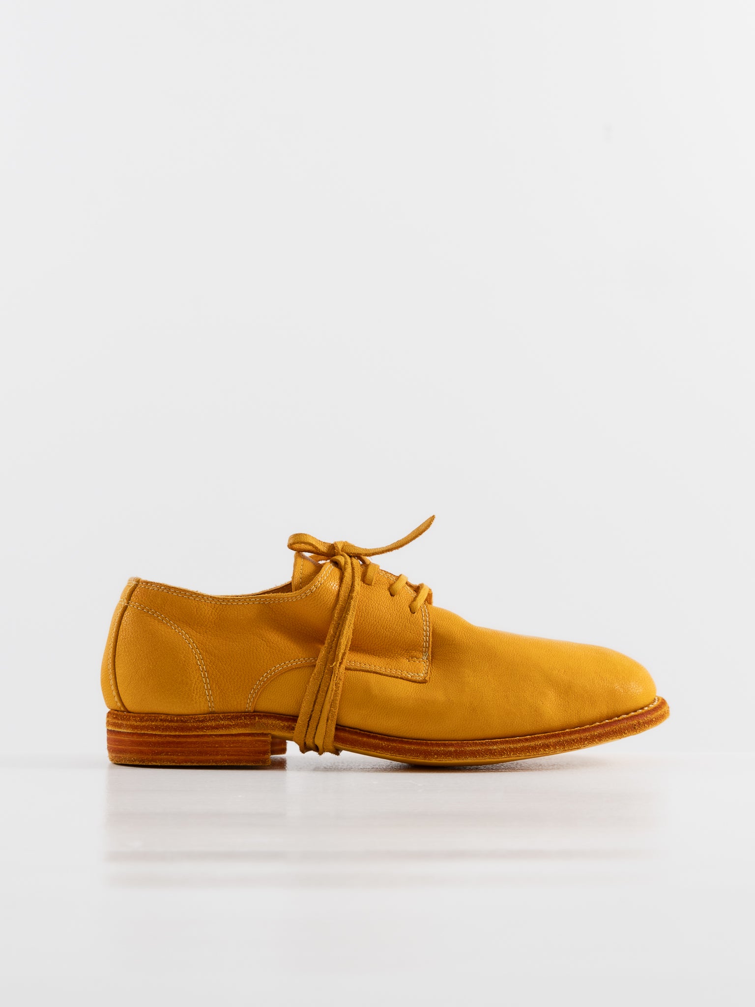 Guidi Classic Derby 992MS in Yellow - GUIDI at Worthwhile - shop SHOES