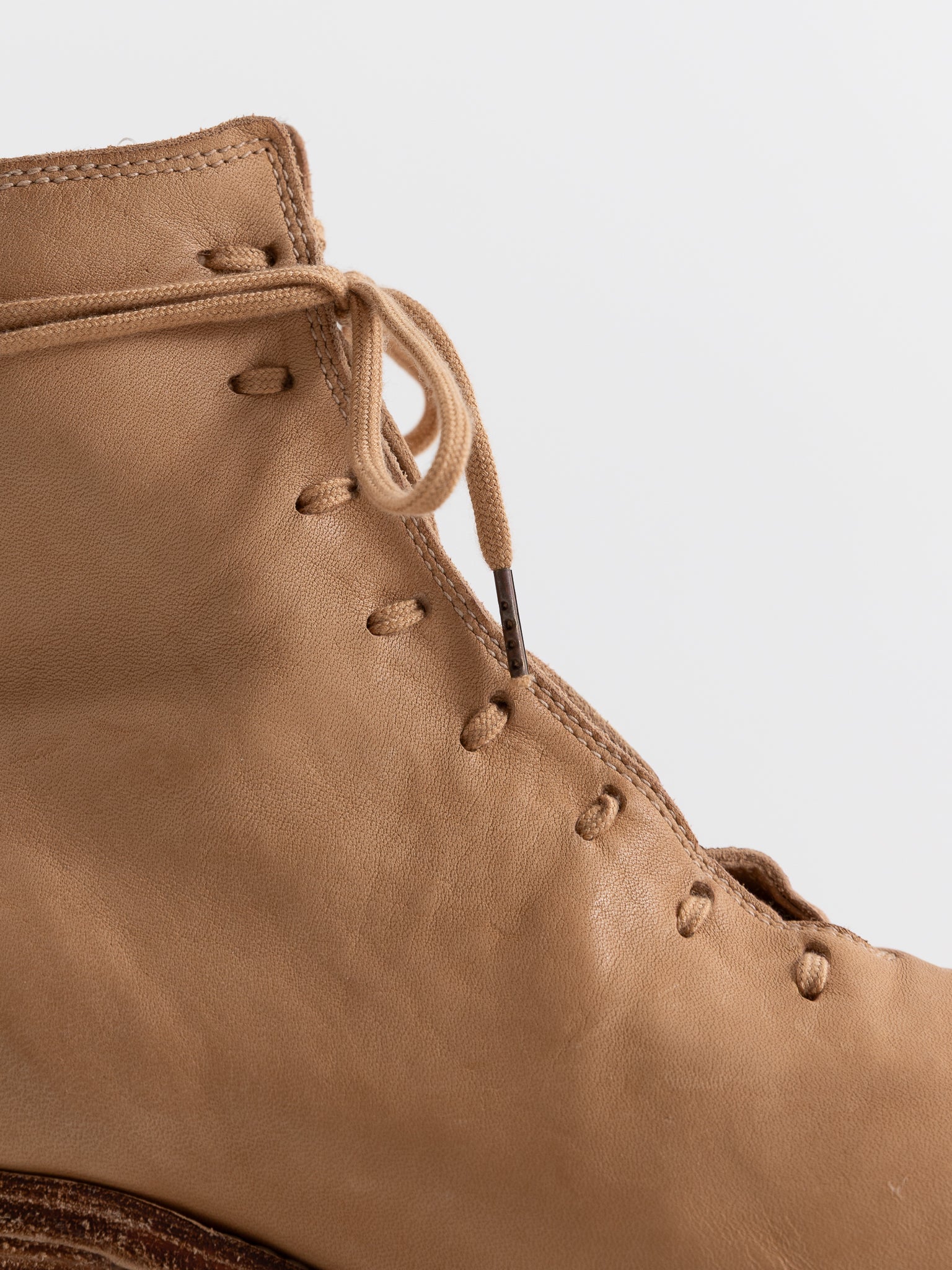 Guidi Lace Up Boot PL11L in Tan - GUIDI at Worthwhile - shop BOOT