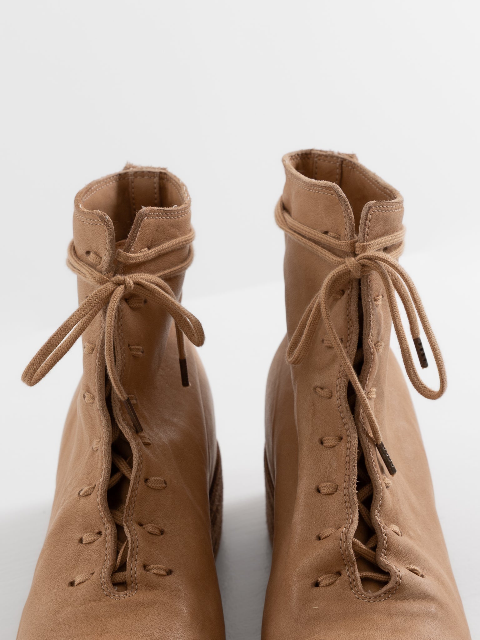 Guidi Lace Up Boot PL11L in Tan - GUIDI at Worthwhile - shop BOOT