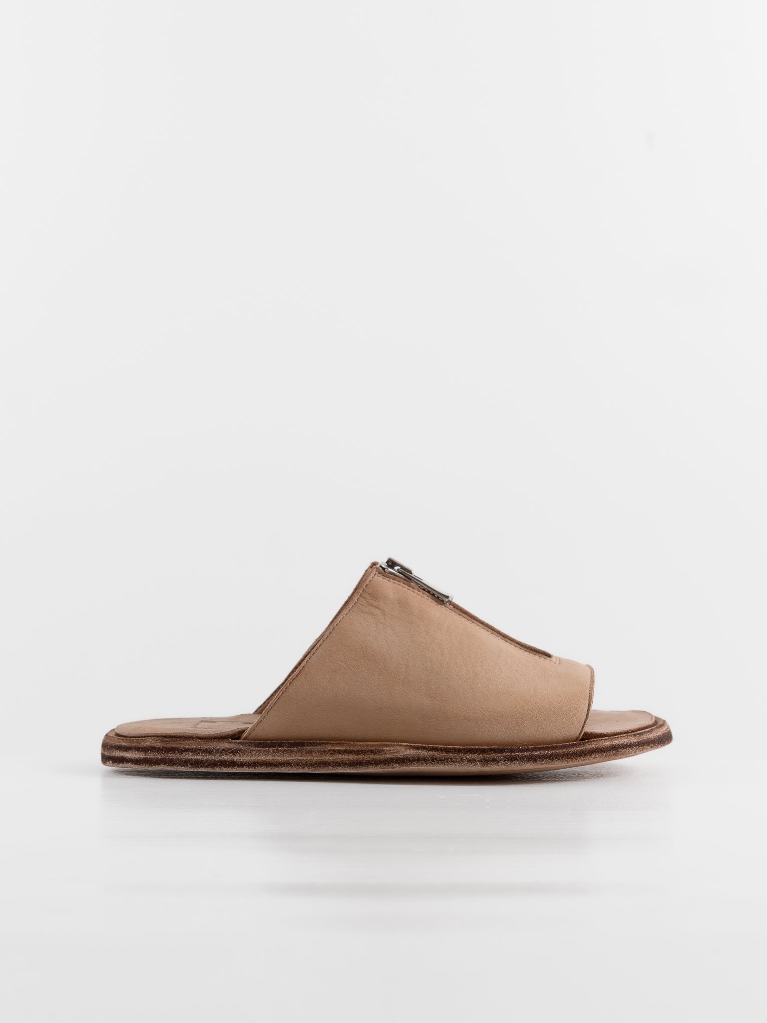 Guidi Zip Sandal BRKZ06 in Tan - GUIDI at Worthwhile - shop SANDAL