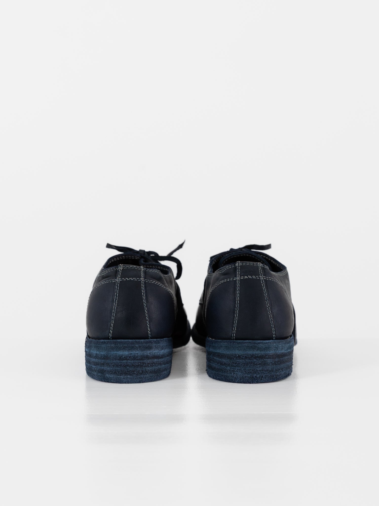 Guidi Classic Derby 992 in Navy Blue - GUIDI at Worthwhile