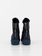 Guidi Back Zip Boot 796Z in Navy Blue - GUIDI at Worthwhile