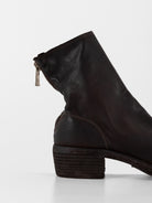Guidi Back Zip Boot 796Z in Dark Brown - GUIDI at Worthwhile