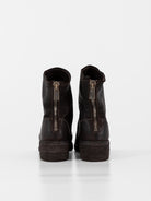 Guidi Back Zip Boot 796Z in Dark Brown - GUIDI at Worthwhile