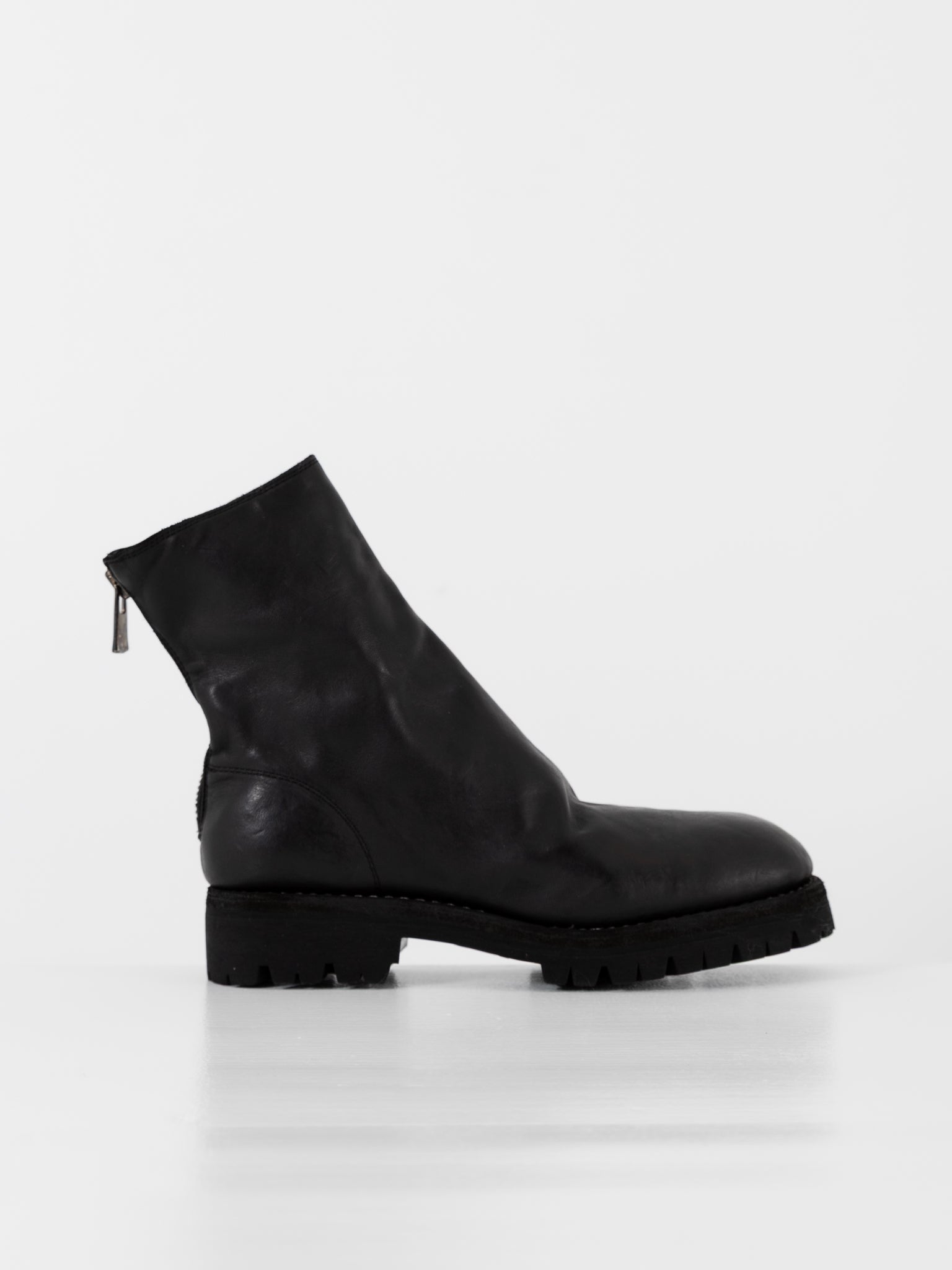Guidi Back Zip Boot 796V in Black - GUIDI at Worthwhile - shop BOOT