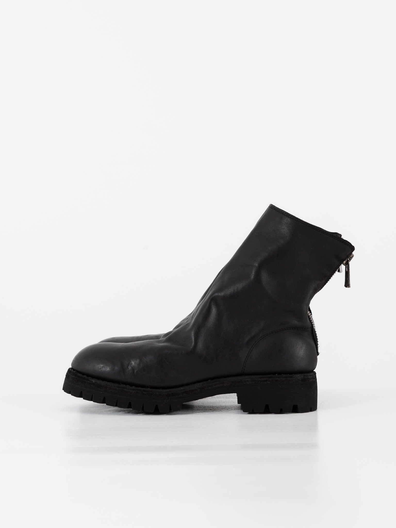 Guidi Back Zip Boot 796V in Black - GUIDI at Worthwhile