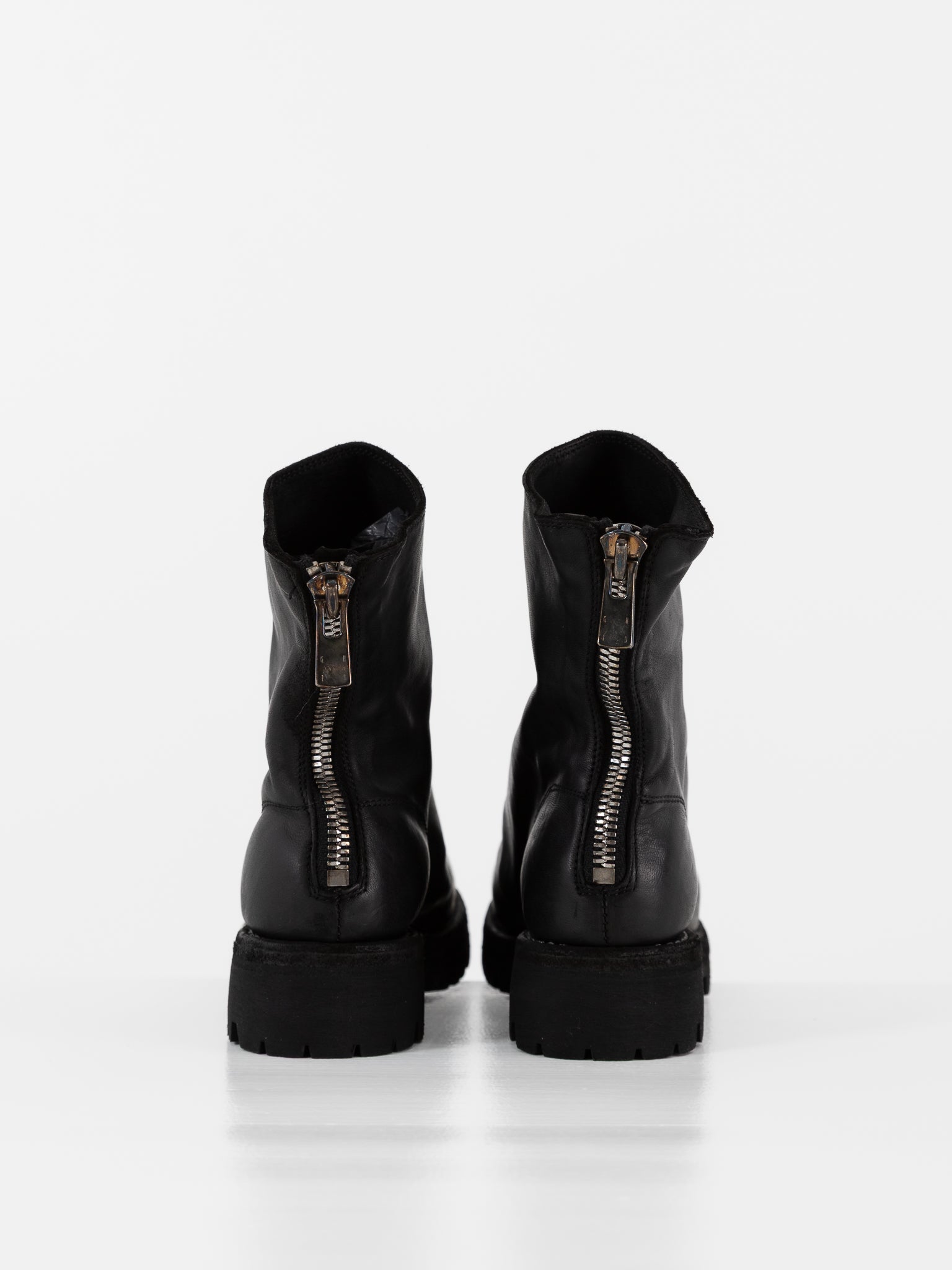 Guidi Back Zip Boot 796V in Black - GUIDI at Worthwhile