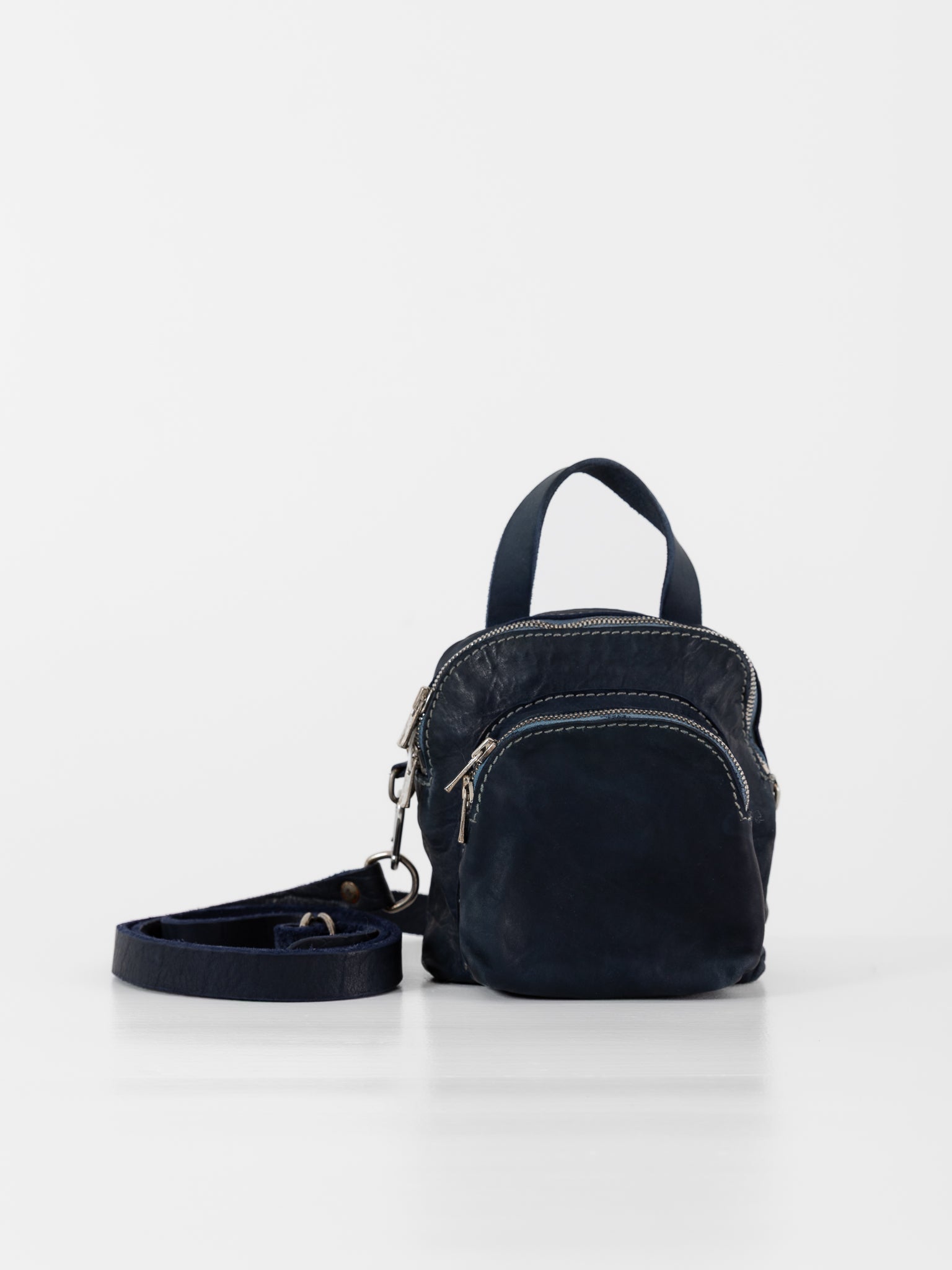 Guidi Mini Backpack DBP05 in Navy Blue - 210000033026 - GUIDI at Worthwhile