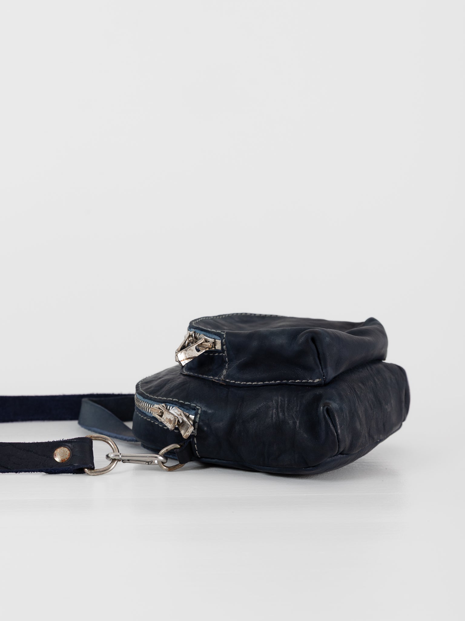 Guidi Mini Backpack DBP05 in Navy Blue - GUIDI at Worthwhile