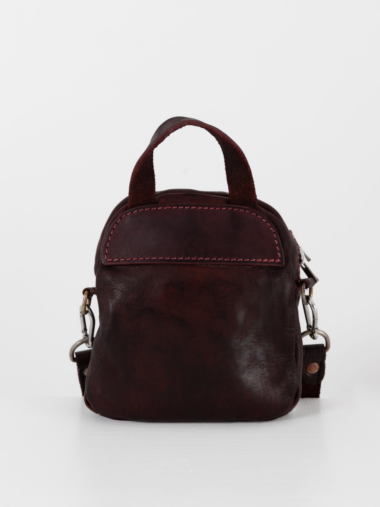 Guidi Mini Backpack DBP05 in Burgundy - GUIDI at Worthwhile