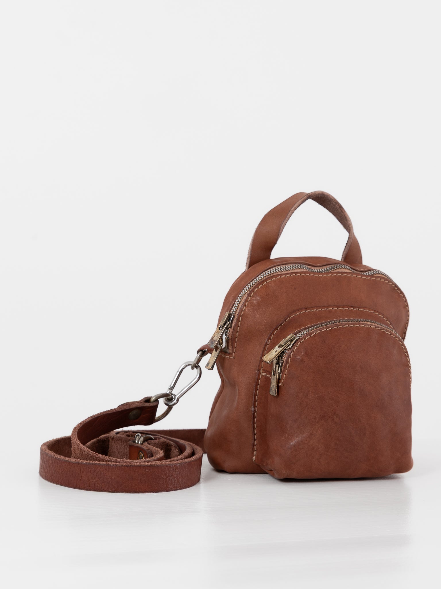 Guidi Mini Backpack DBP05 in Taupe - GUIDI at Worthwhile