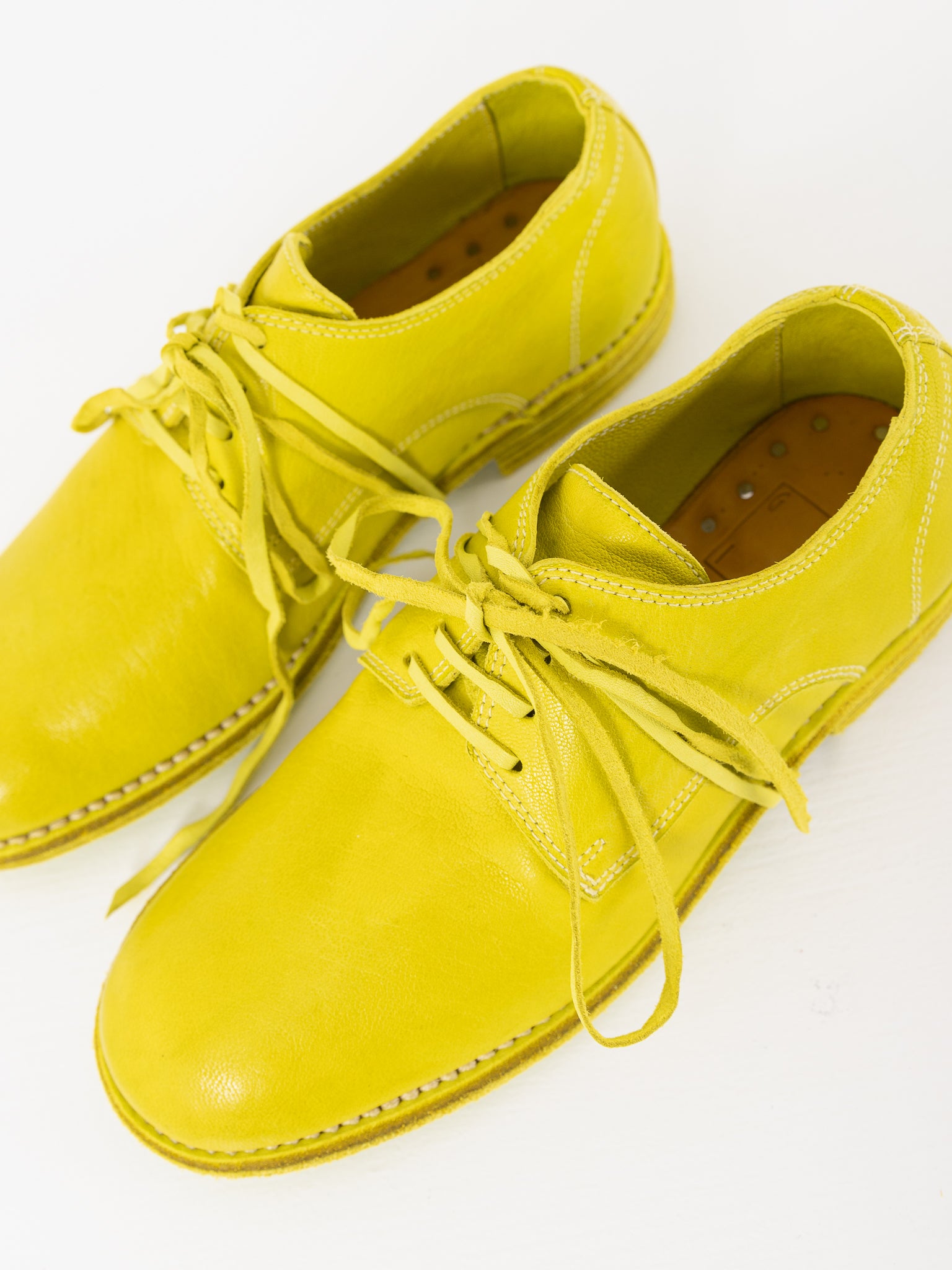 Guidi Classic Derby 992MS, Neon Yellow - Worthwhile