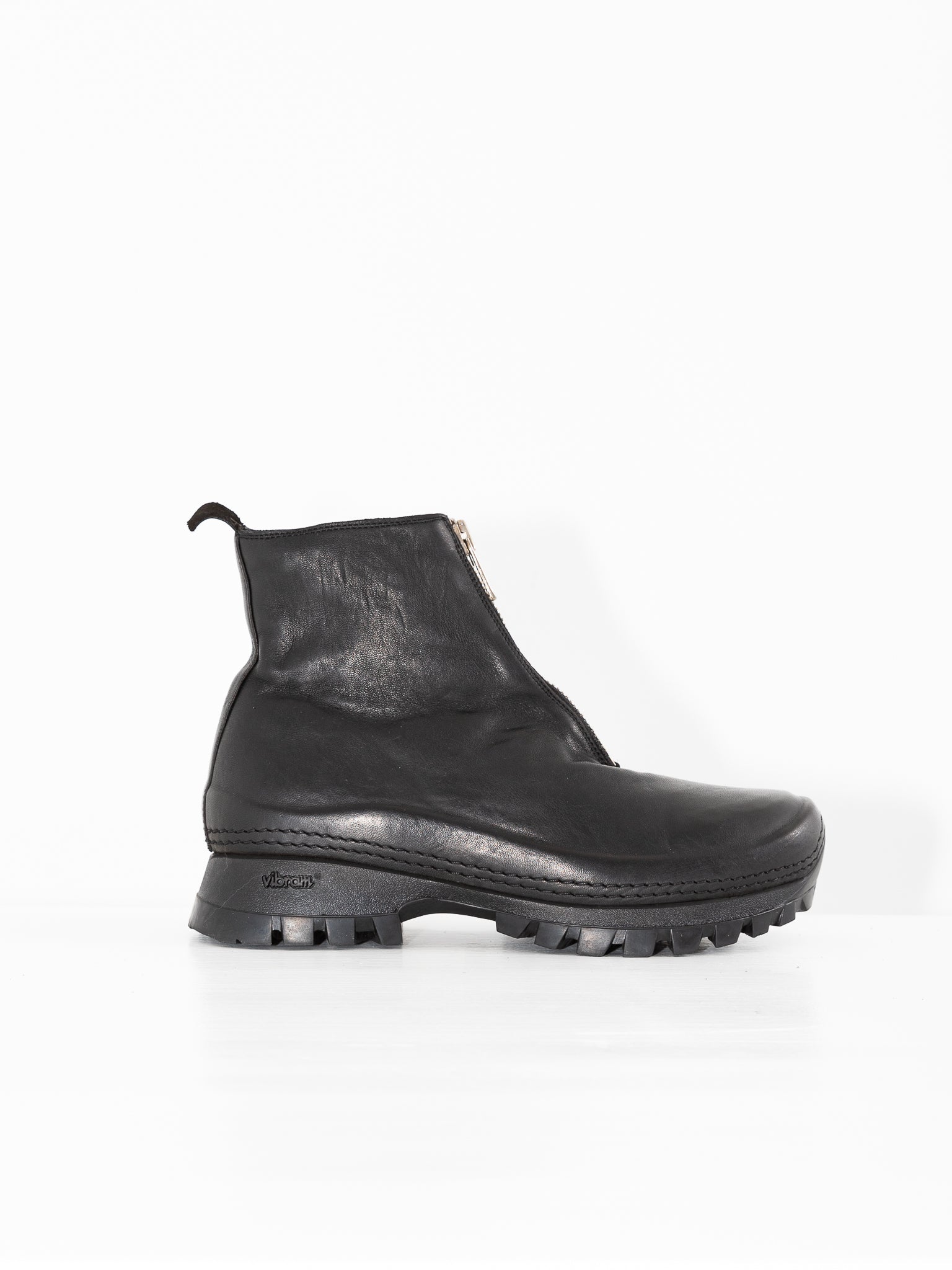 Black Ankle Boots - Zip-Front Boots - Platform Ankle Boots - Lulus