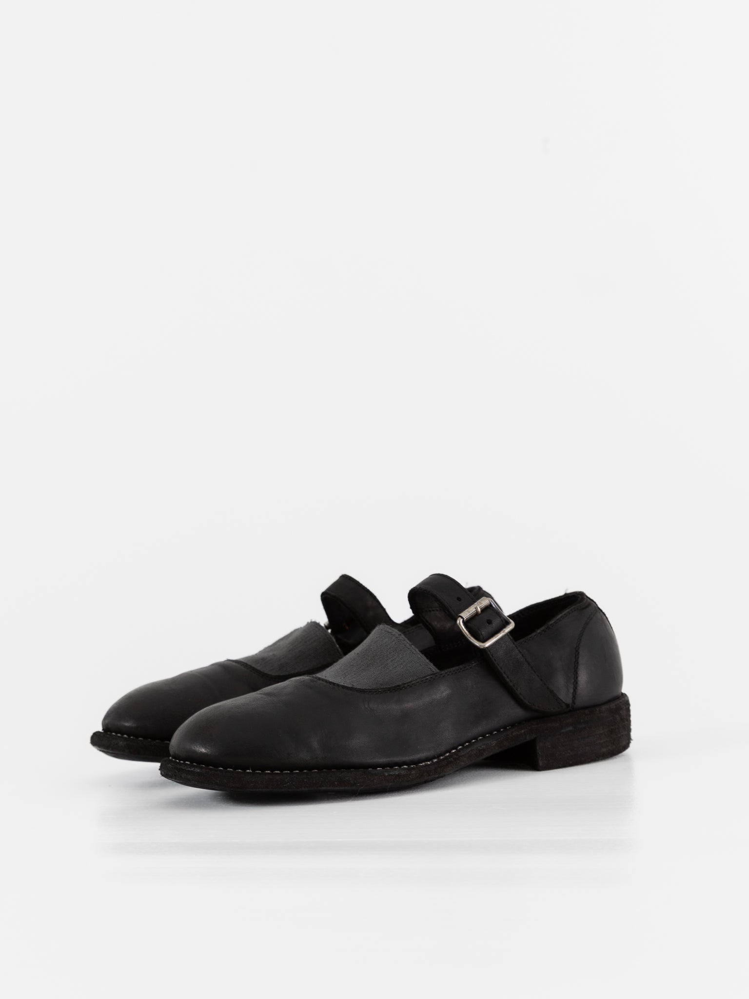 Guidi Mary Jane 992EF in Black - GUIDI at Worthwhile - shop SHOES
