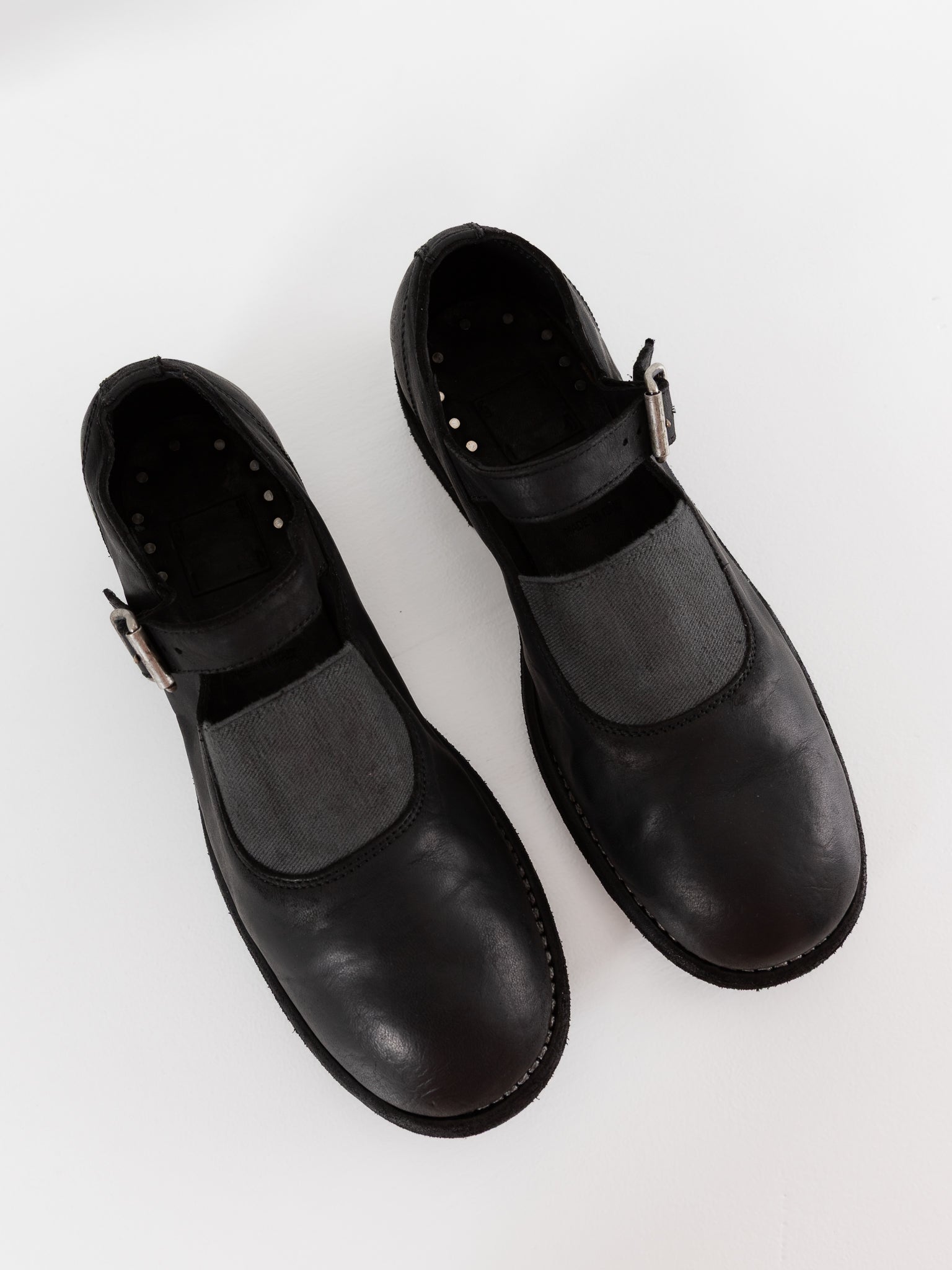 Guidi Mary Jane 992EF in Black - GUIDI at Worthwhile - shop SHOES