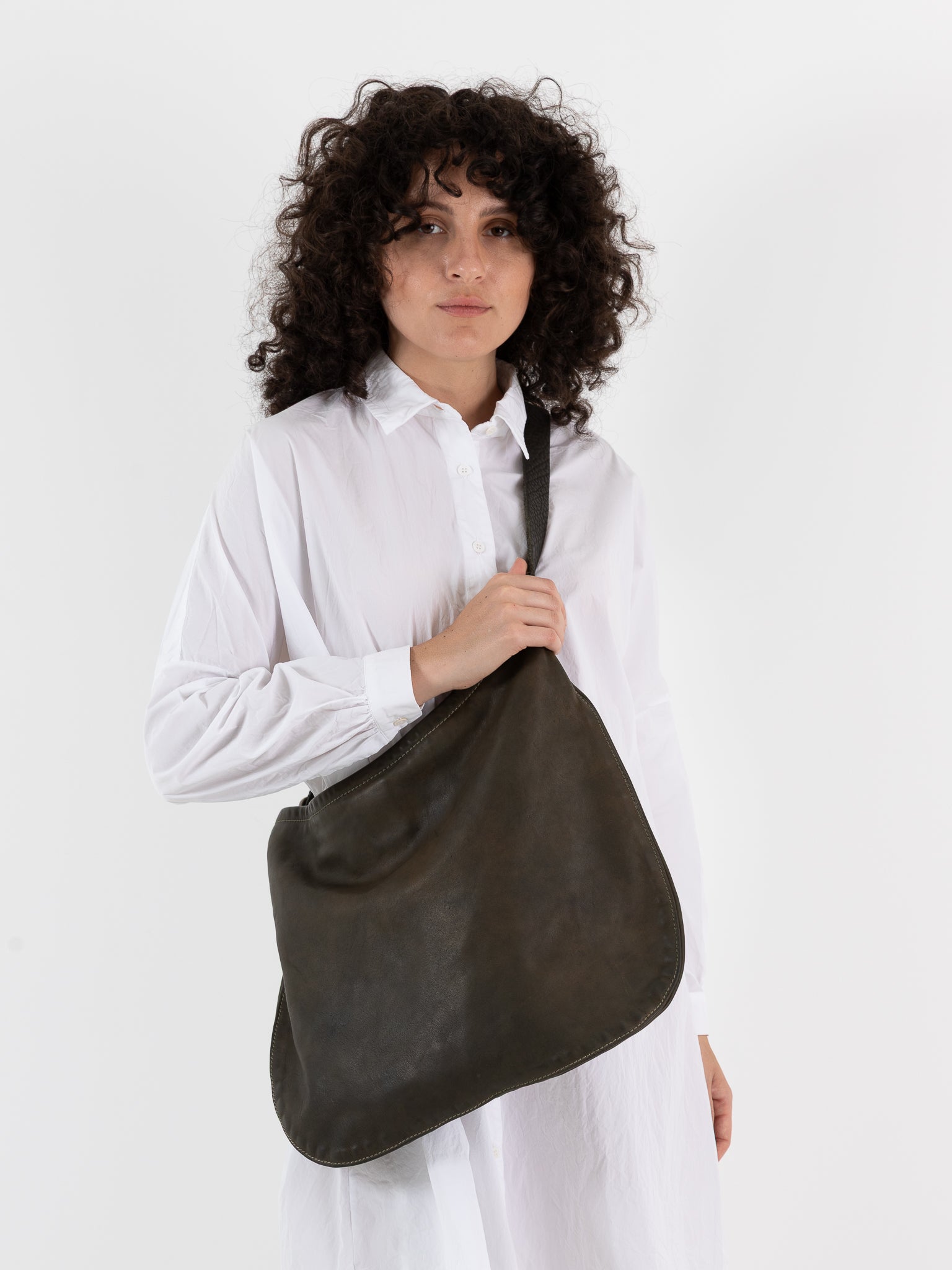 Guidi Crossbody Bag Q20 in Army Green - GUIDI at Worthwhile