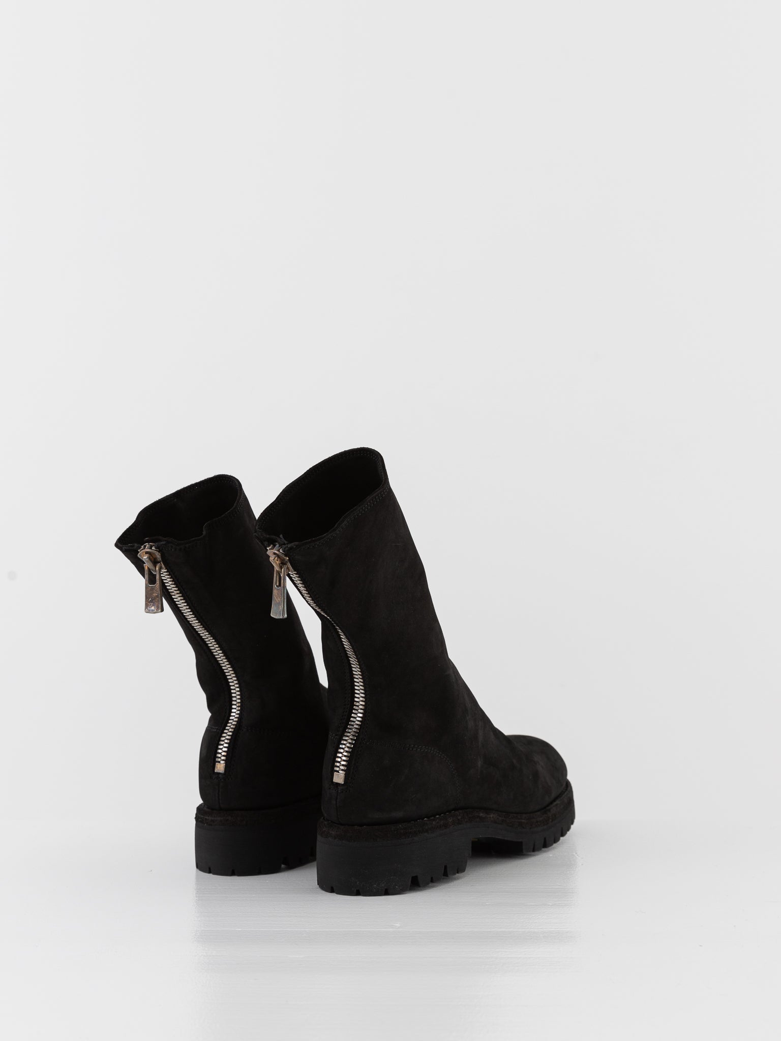 Guidi GUIDI Back Zip Boots：Metal Tip （Black） -FASCINATE