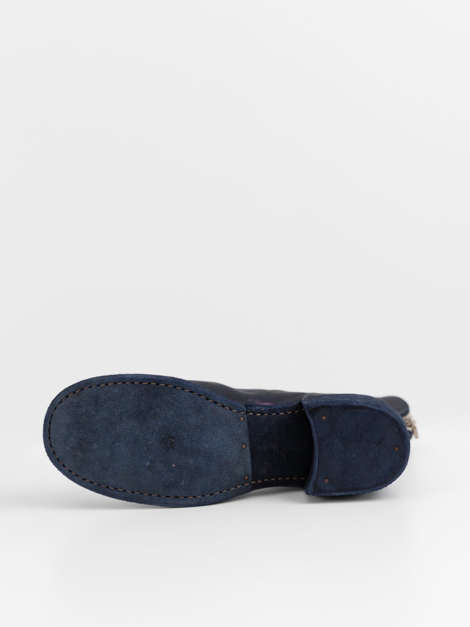 Guidi Back Zip Boot 796Z in Navy - GUIDI at Worthwhile - shop BOOT