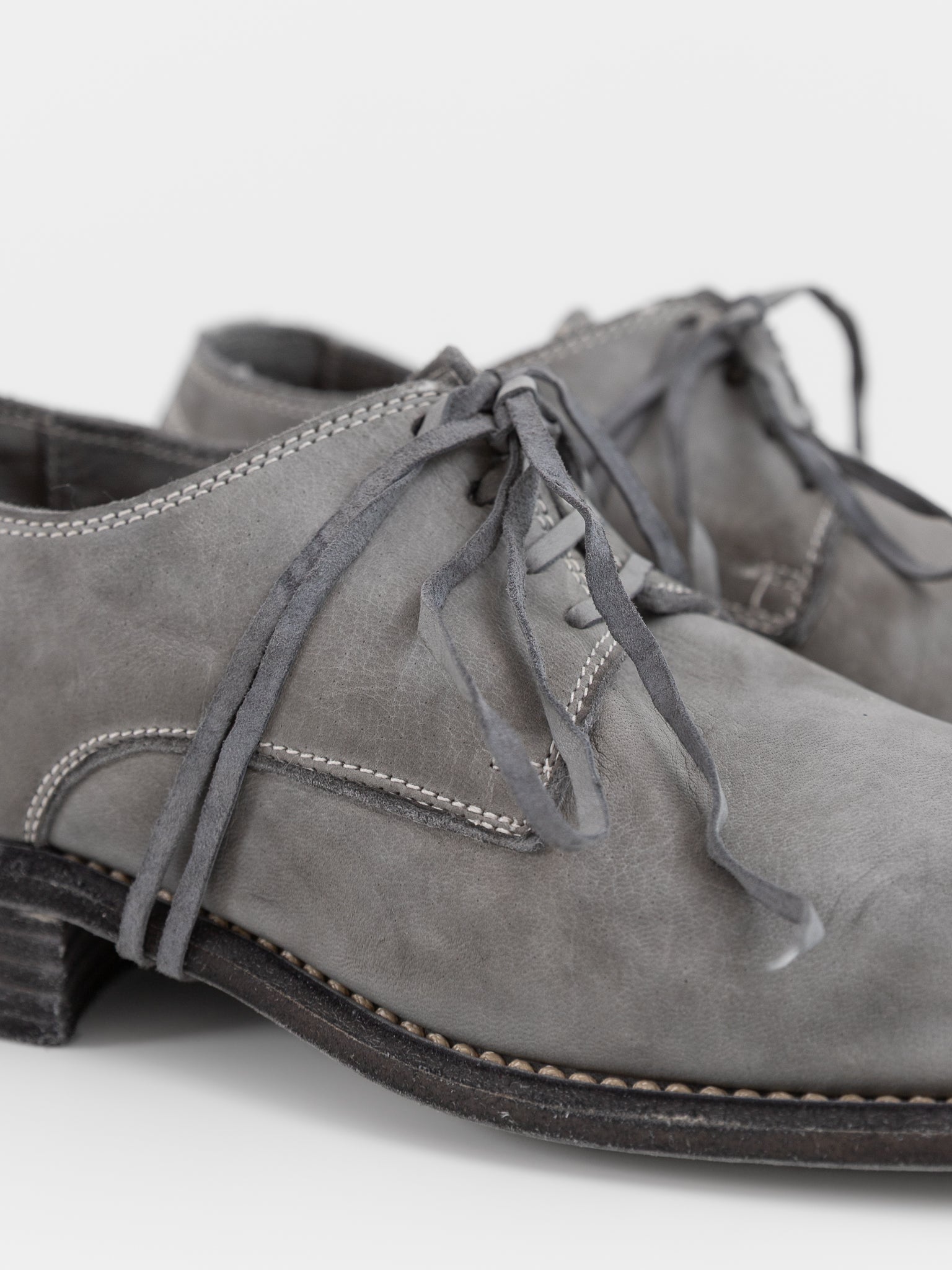 Guidi Classic Derby 992 in Grey - GUIDI at Worthwhile - shop SHOES