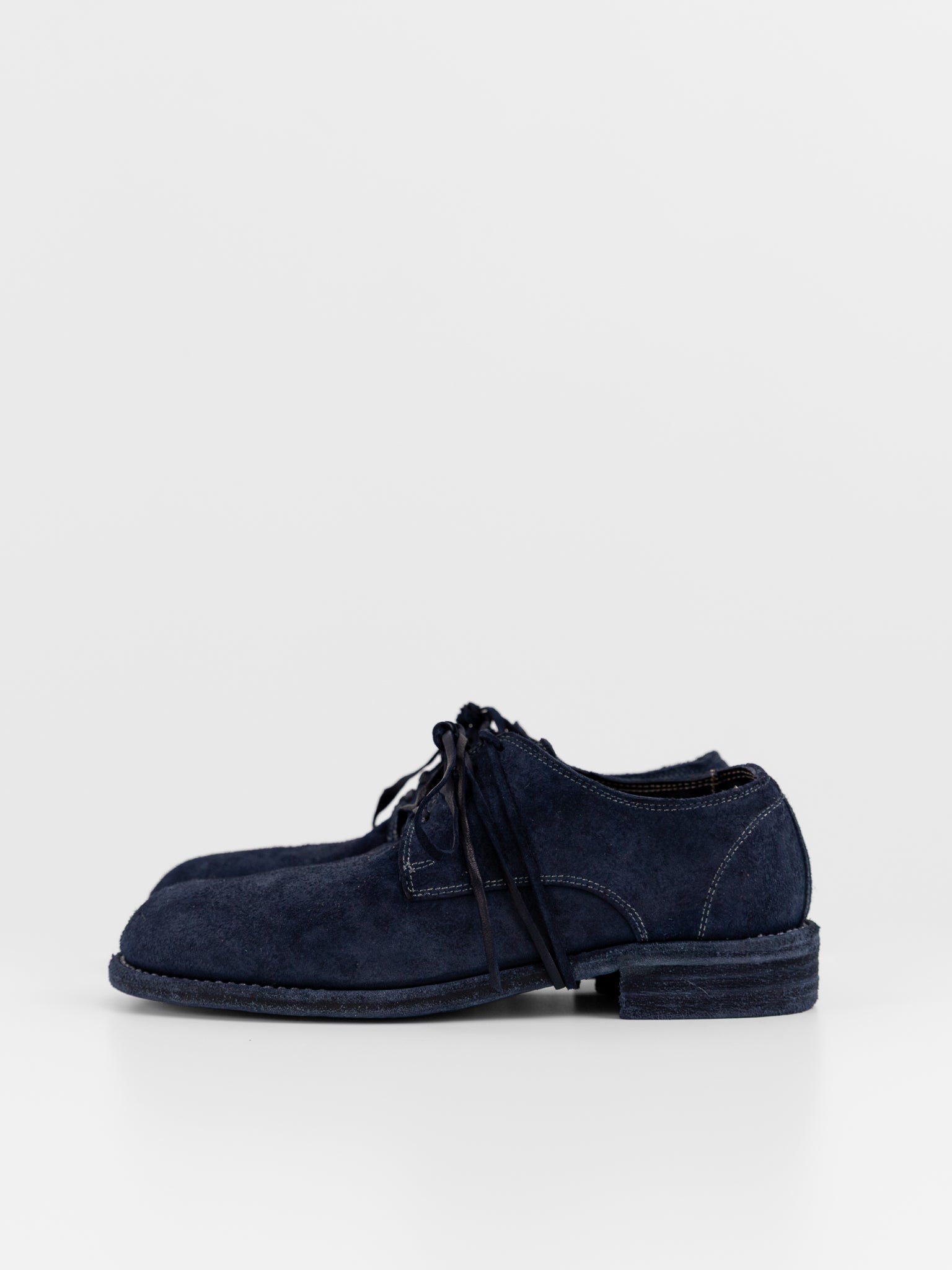 Guidi Classic Derby 992 in in Navy - GUIDI at Worthwhile - shop SHOES