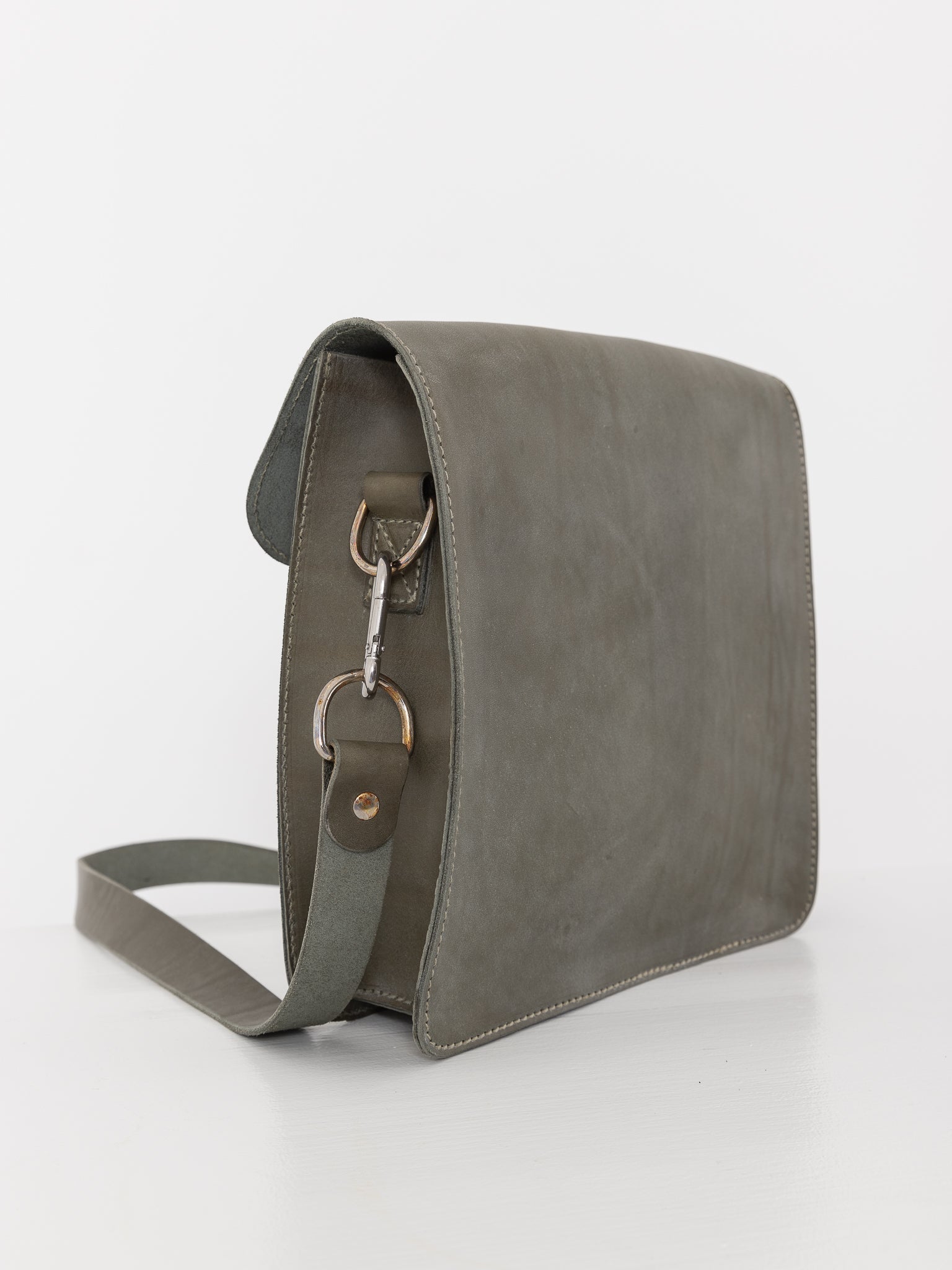 Guidi Crossbody Satchel CM8 in Olive - GUIDI at Worthwhile - shop BAG