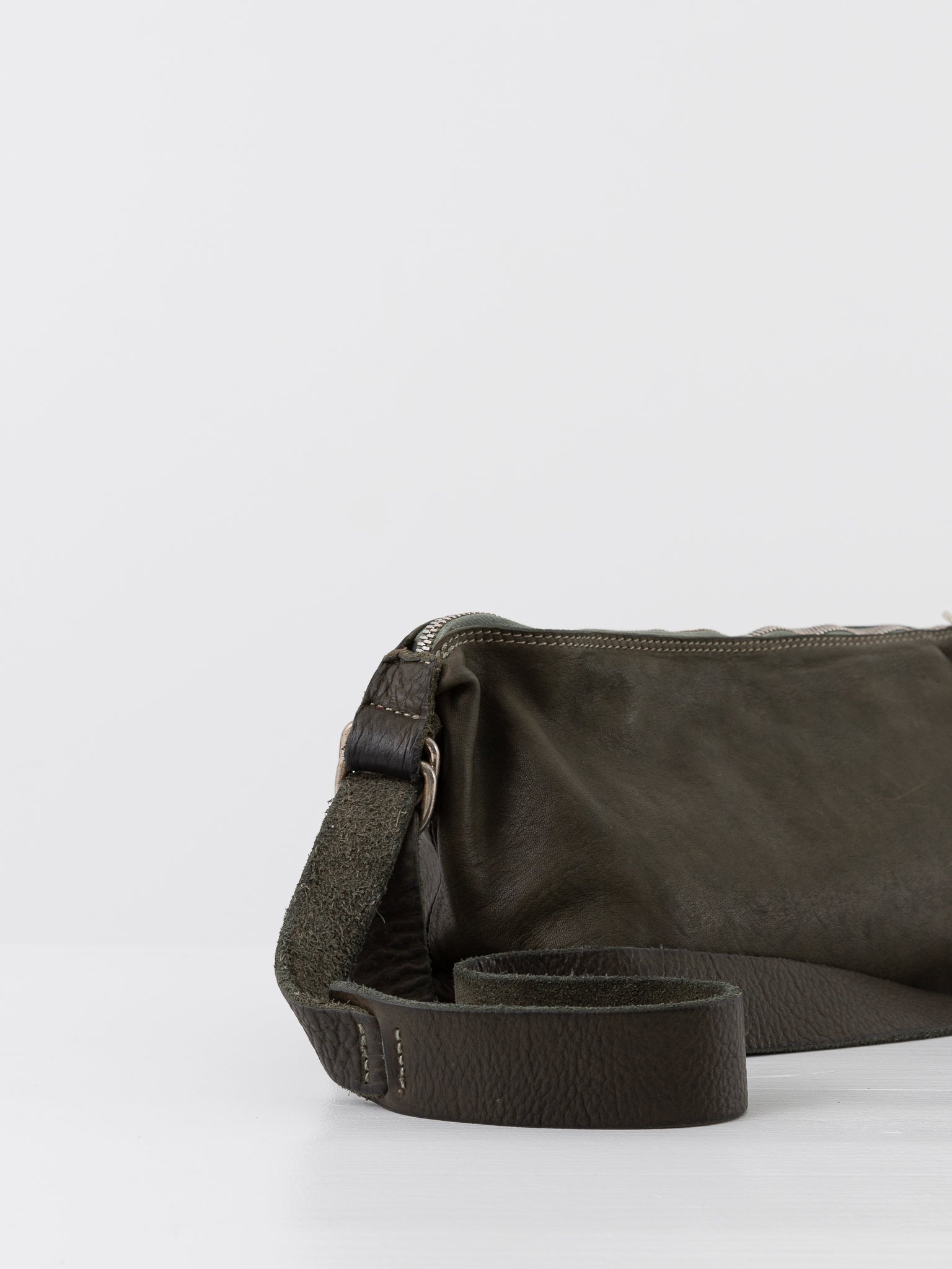 Guidi Crossbody Bag Q150 in Army Green - GUIDI at Worthwhile - shop BAG
