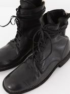 Guidi Front Tie/Back Zip Boot 995BZ, Black - Worthwhile