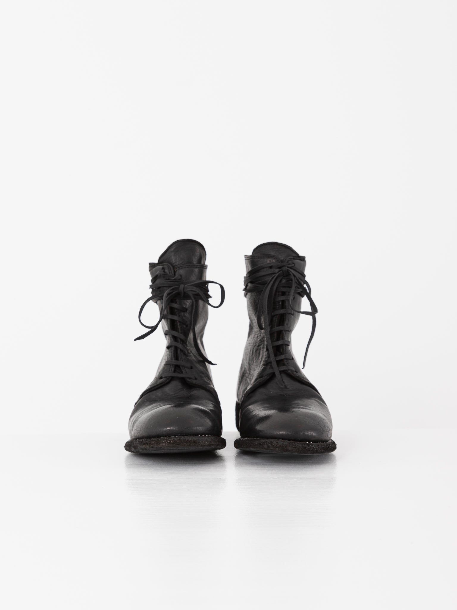 Guidi Front Tie/Back Zip Boot 995BZ, Black - Worthwhile