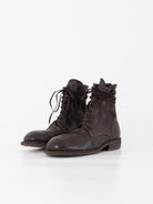 Guidi Front Tie/Back Zip Boot 995BZ, Dark Brown - Worthwhile