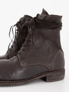 Guidi Front Tie/Back Zip Boot 995BZ, Dark Brown - Worthwhile