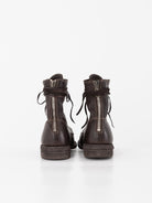 Guidi Front Tie/Back Zip Boot 995BZ, Dark Brown - Worthwhile