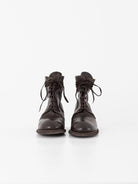 Guidi Front Tie/Back Zip Boot 995BZ, Dark Brown - Worthwhile